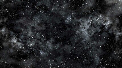 vibrant night sky abstract illustration of a starry galaxy and nebula in deep blue cosmos