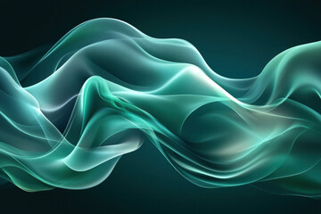 Wall Mural - Teal Abstract Background