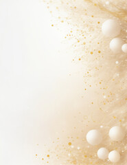 Wall Mural - golden background - abstract light golden christmas background - generative ai
