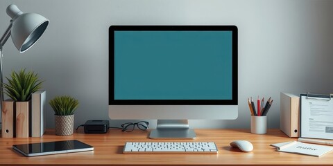 Wall Mural - realistic vector illustration of a modern laptop with blank screen isolated on white background, com