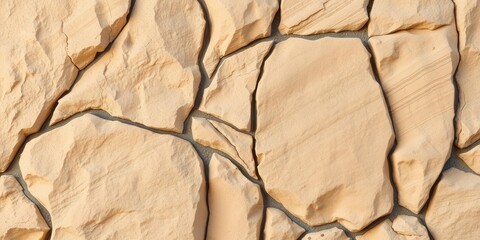 Rock abstract warm beige wall background with a textured surface resembling natural stone formations, natural, rock, abstract