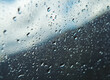 © Artvibe - rain water drops on glass window, close - up