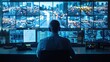 © EEKONG - Traffic Control Center with City View at Night