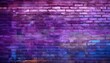 © Reginald - brick wall painted in shades of purple creates a vibrant urban backdrop for artistic expression