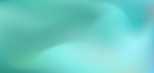 Wall Mural - Delicate vibrant calm vector wavy teal green and turquoise blue liquid mesh gradient background. Abstract tranquil fluid digital watercolor print for banner design, aesthetic water concept