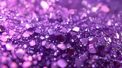 Wall Mural - A shimmering purple metallic texture background with a glossy and reflective surface. Shimmering. Illustration