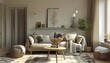 © A-Lex - Cozy living room decor modern apartment interior design minimalist style natural light comfort concepts for home