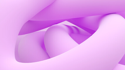 Wall Mural - abstract background illustration of animated lines,there is a coordination of soft pink lines, 3d re