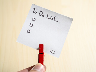 Poster - Organizing your day to-do list essentials home office note minimalist close-up productivity tips