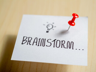 Poster - Brainstorming ideas for creative projects at home office workspaces indoor visual concept