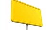 © ebosBond - Bright Yellow For Sale Sign on White Background