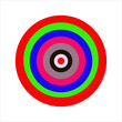 © KhaledBin - Colorful Concentric Target