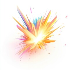 Wall Mural - abstract colorful explosion. (1)