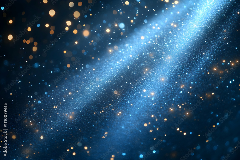 Abstract blue glitter background with light beams. Stock Illustration ...