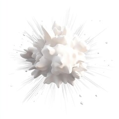 Wall Mural - abstract white explosion.