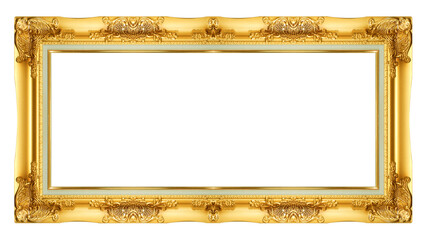 Wall Mural -  gold Picture Frame