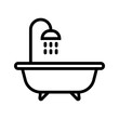 © Will Jaya - bathtub with shower icon
