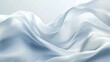 © Aisha - Elegant white waves cascading gently across a sleek, abstract white background