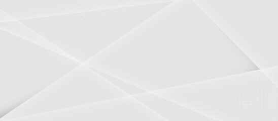 Aufkleber - Abstract White Background with Subtle Polygonal and Dotted Patterns