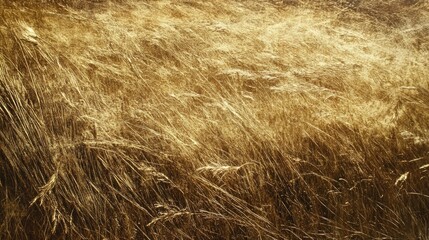 Wall Mural - golden sunset illuminating dry grasslands in a serene landscape