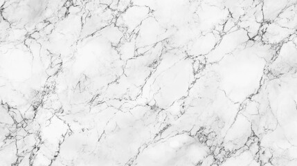 Aufkleber - Elegant white marble texture background with subtle gray veining ideal for architectural and design applications.