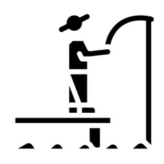 people fishing_2 solid icon