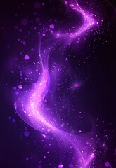 Wall Mural - a mystical purple background featuring abstract swirls of light, evoking a dreamy, otherworldly vibe