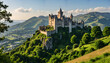 © SolarisKG - Château majestueux sur colline verdoyante