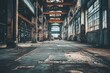 © jechm - Desolated industrial building showing signs of decay and abandonment