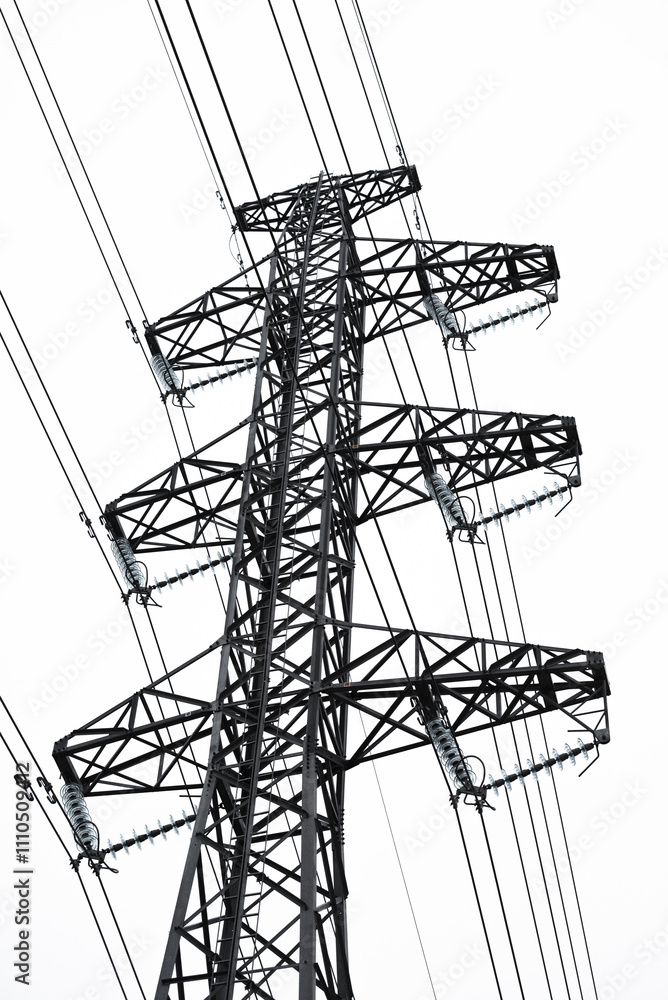 Pylon Height Steel transmission tower, high voltage tower or pylon, is used to ...