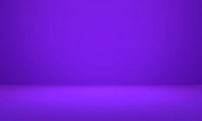 Wall Mural - empty bright purple studio background, product display with copy space for displaying content design