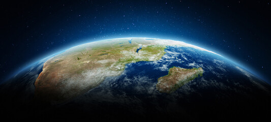 Wall Mural - africa and madagascar - planet earth