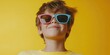 © Elena - Youthful Smiling Boy with Colorful Sunglasses