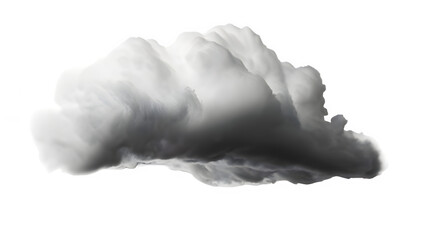 Wall Mural - dark weather cloud on transparent background