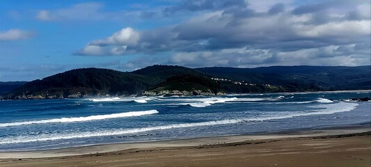 Wall Mural - Panorámica del mar en Cabo Ortegal, Galicia