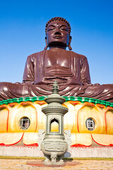 Wall Mural - The Giant Buddha statue is in the Baguashan Scenic Area in Changhua City, Taiwan.