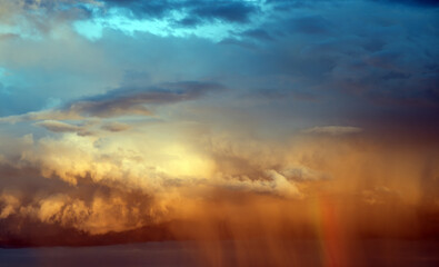 Wall Mural - Hurricane sky storm weather