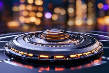 Holographic display of agile development steps with task breakdowns, progress metrics, and sprint goals, set against a futuristic technology background