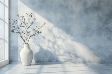 Wall Mural - Minimalist Room Decor Featuring Dried Branches In Vase