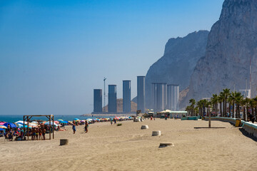 Wall Mural - Gibratlar, Spain - August 03, 2024: The famous 