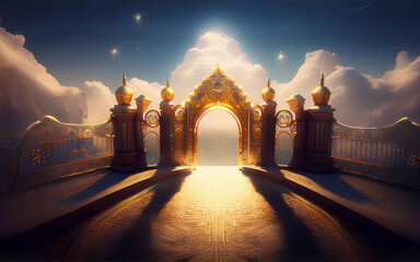 heaven city gate fantasy picture