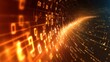 © TopMedia - Dynamic Flow of Light and Digital Data in Abstract Form