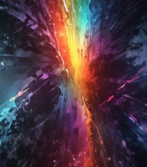 film-like texture with light leak and colorful abstract pattern, distressed, texture, retro