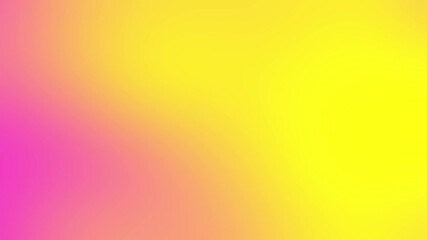 Wall Mural - vibrant pink to yellow gradient animation. abstract motion graphic of smooth pink-yellow gradient. s