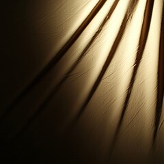 Poster - a soft beige abstract fabric image with open space.