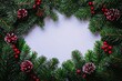 © SuriyaPhoto - hyper realistic photo of  Merry christmas and happy new year background , isolated on white background,  , copy space, copy space for text,