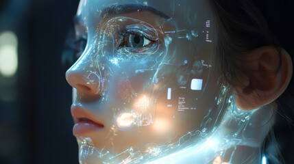 AI or Artificial intelligence programmer programming program. Computer program code in AI robot hand. Machine learning for writing computer programs. Chatbot programmer assistant creates software.