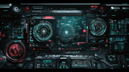 abstract hud ui. Abstract hi tech. Abstract digital background with technology. Vector abstract technology. Interface.	
