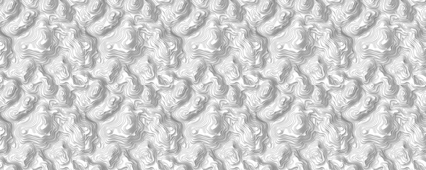 Wall Mural - seamless pattern of Abstract topographic map white gray lines design nature background texture pattern 