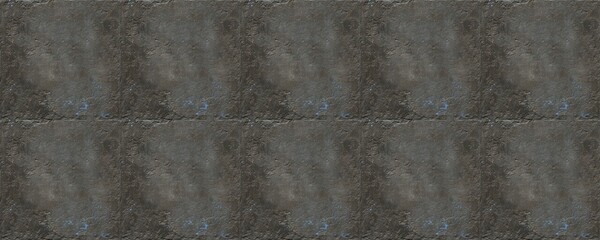 Wall Mural - seamless pattern of dark gray blue grunge textured background abstract design industrial style